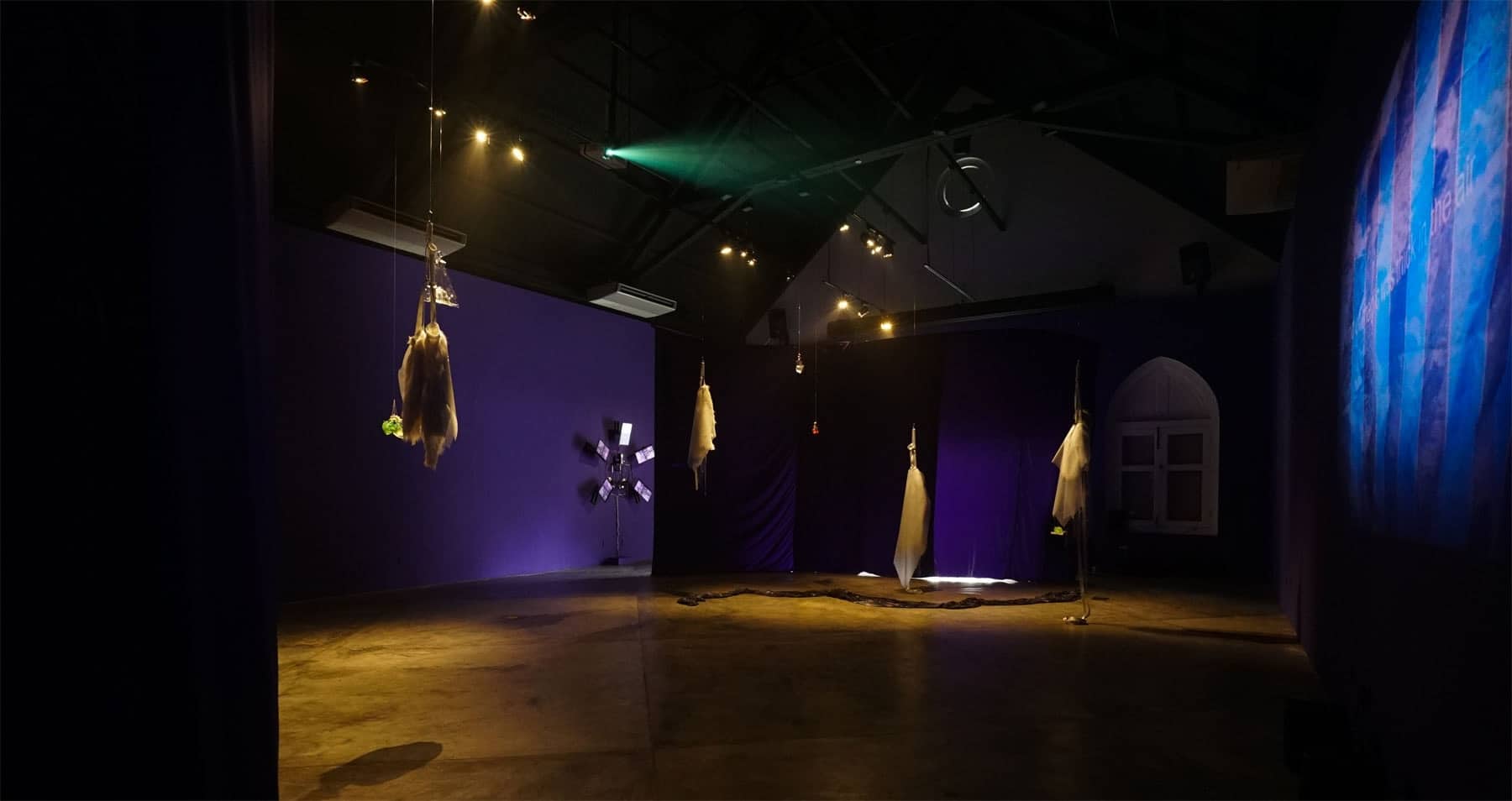 Installation view of immaterial bodies.  Image courtesy of Objectifs Centre for Photography and Film.