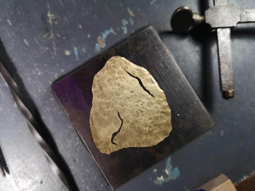turned metal into stone – that is, stone made out of 85% copper and 15% zinc. 