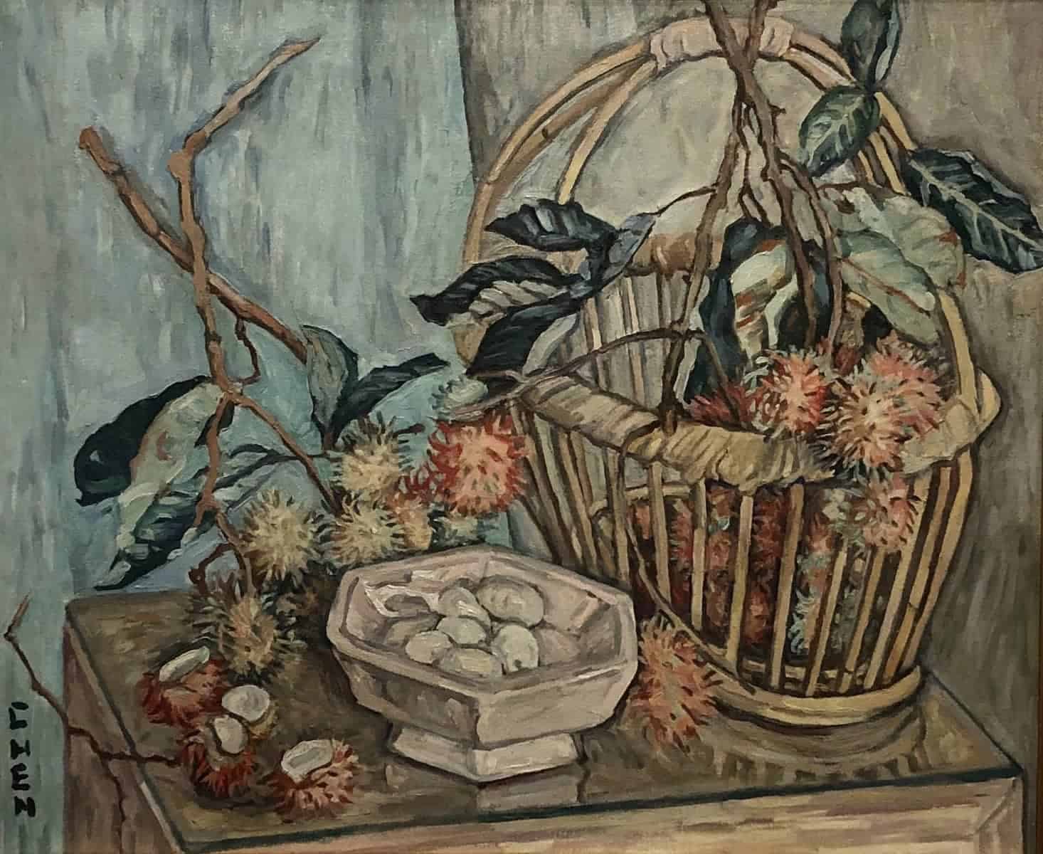 Sweet Rambutans, 1965. Oil on canvas.