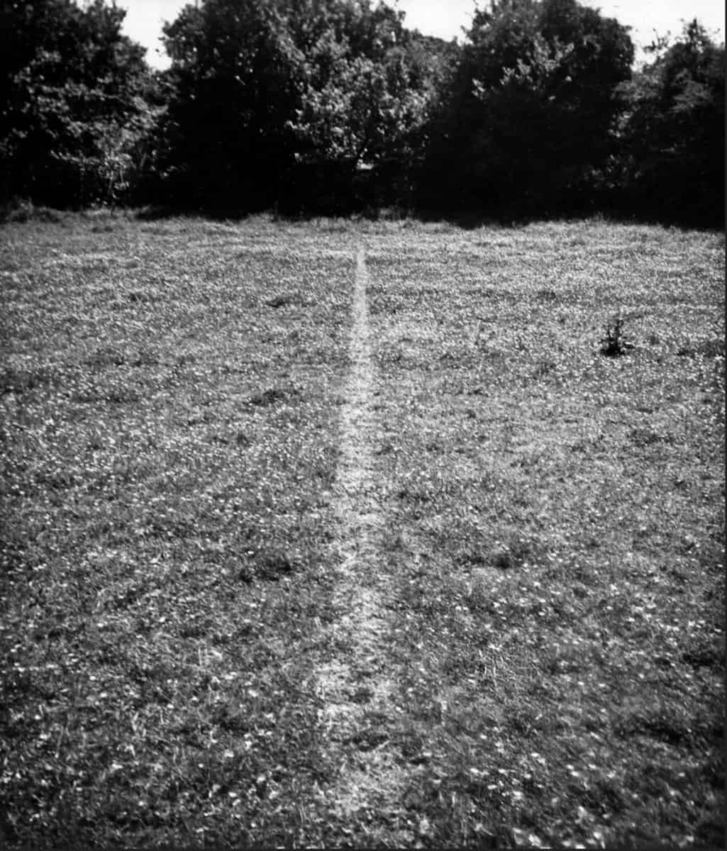 A Line Made by Walking, 1967, British artist Richard Long