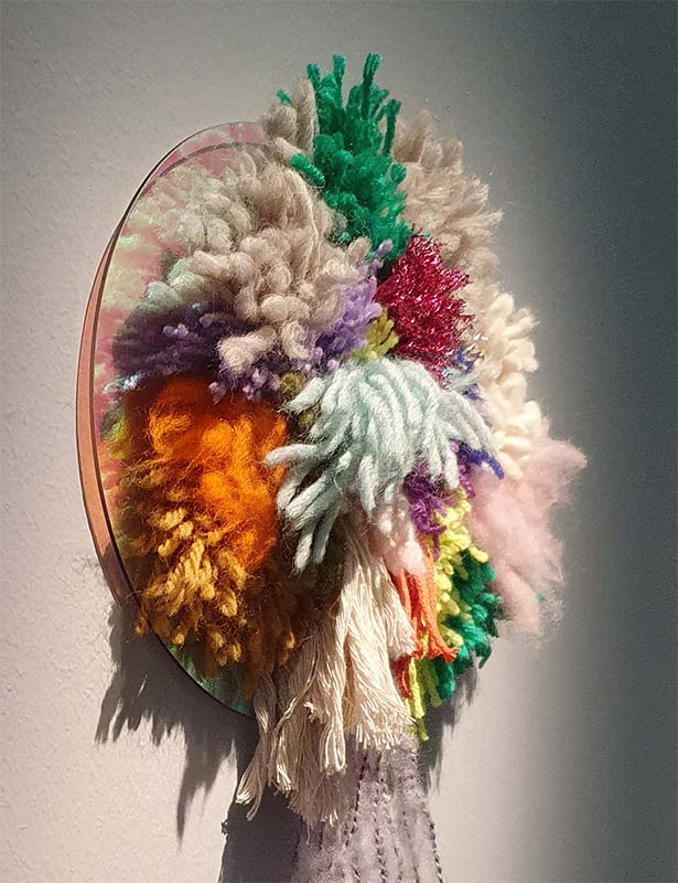 Ginette Chittick, The Diamond Sea (2021), kapok cotton, merino wool, alpaca yarn, acrylic yarn, acrylic.