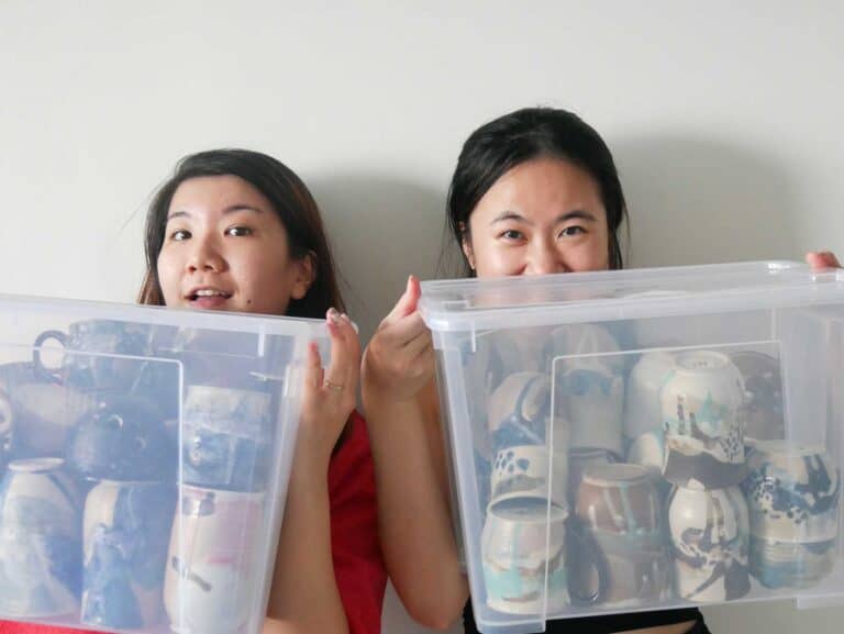 Samantha Tan and Megan Miao of Eastfield Ceramics.