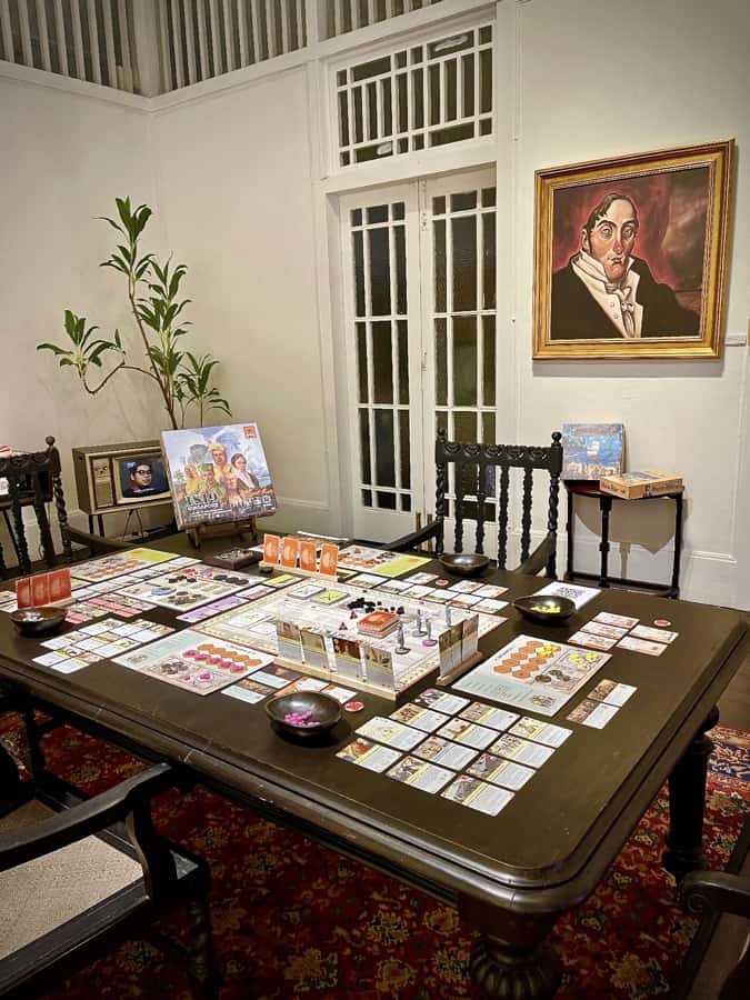 Sonny Liew's well thought out and richly detailed board game installation, Singapore 1819 confronts Singapore's colonial history.