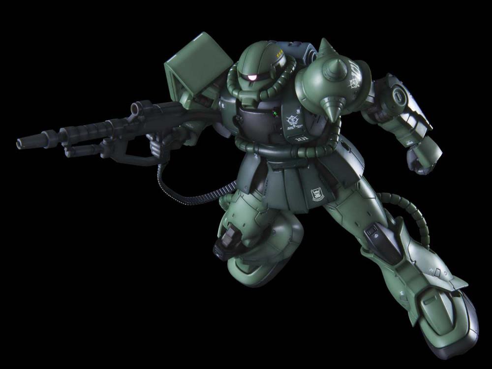 Ho Tzu Nyen's AR work, Language, referenced from the Zaku model from the Gundam series