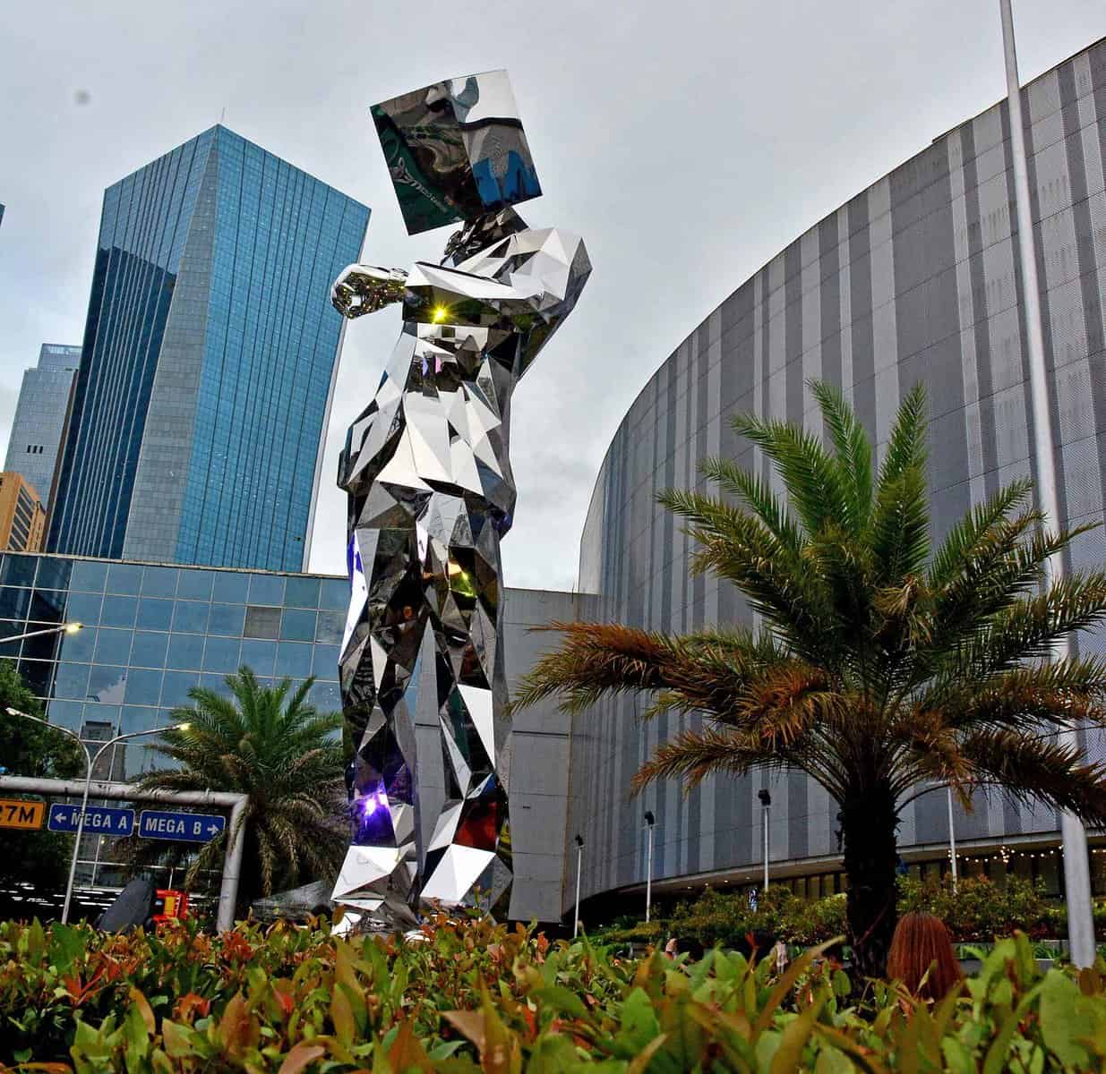 Jefrë's work Time outside SM Megamall. Photo credit: SM Malls