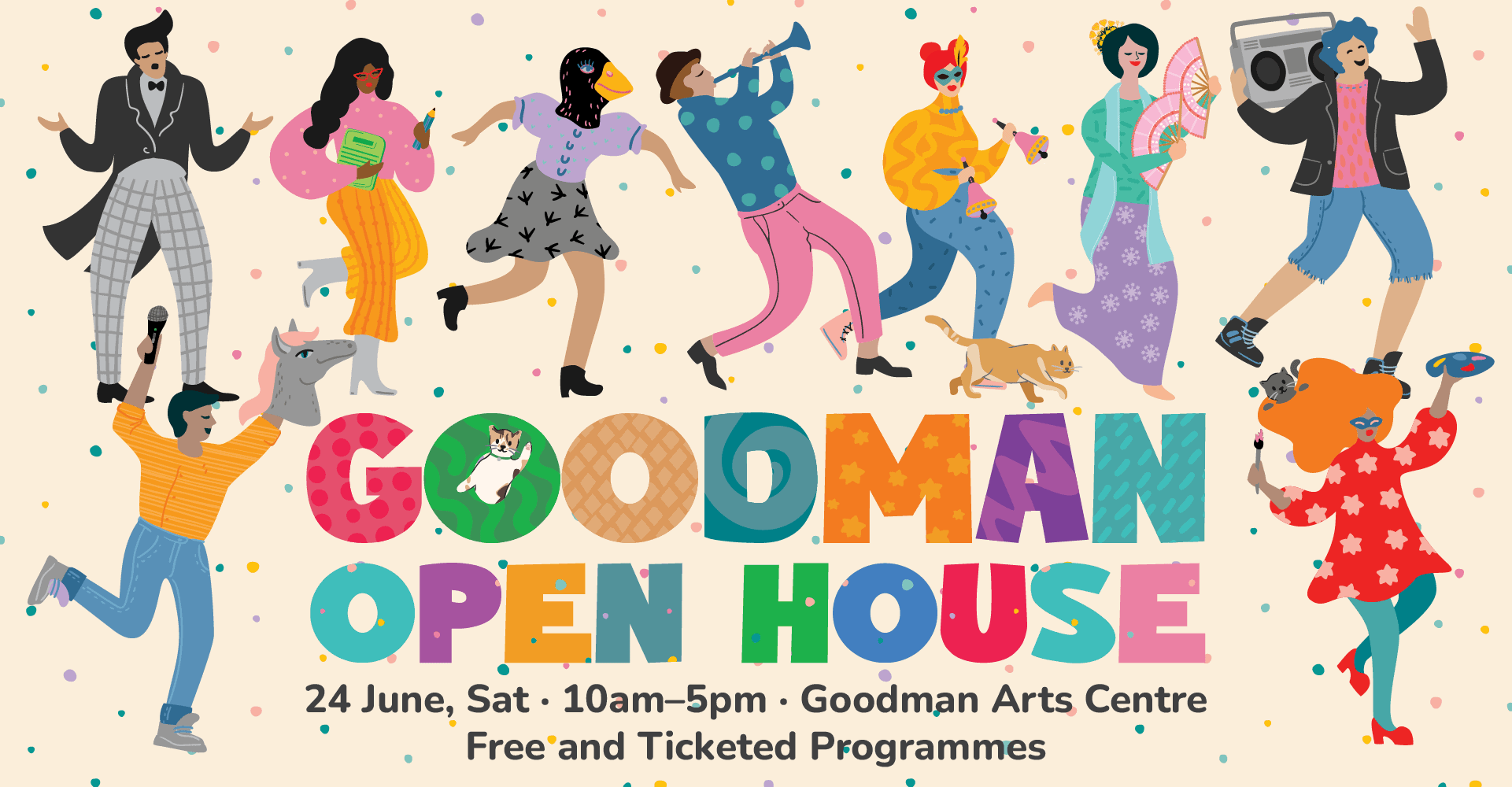 Goodman Open House @ Goodman Arts Centre. Image courtesy of Arts House Limited